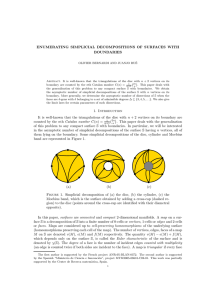 ENUMERATING SIMPLICIAL DECOMPOSITIONS OF SURFACES WITH BOUNDARIES