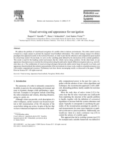 Visual servoing and appearance for navigation Raquel F. Vassallo , José Santos-Victor