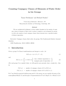 Counting Conjugacy Classes of Elements of Finite Order in Lie Groups