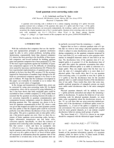 Good quantum error-correcting codes exist