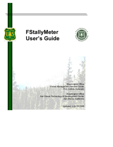 FStallyMeter User’s Guide