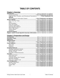 TABLE OF CONTENTS Chapter 1: Overview