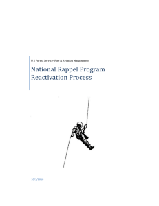 National Rappel Program Reactivation Process