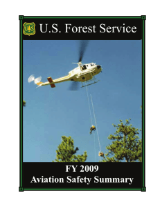 U.S. Forest Service  FY 2009 Aviation Safety Summary