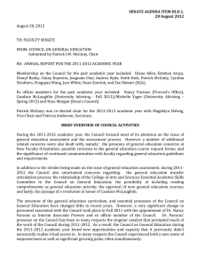 SENATE AGENDA ITEM III.D.1. 28 August 2012  August 20, 2012