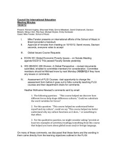 Council for International Education Meeting Minutes 10/24/12