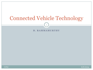 Connected Vehicle Technology 1 6/6/2014