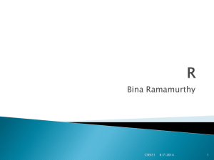 Bina Ramamurthy 6/7/2014 1 CSE651