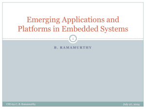 Emerging Applications and Platforms in Embedded Systems 1