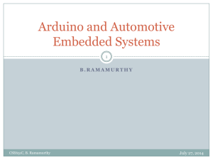 Arduino and Automotive Embedded Systems 1