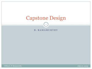 Capstone Design 1 July 27, 2015