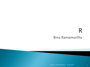 Bina Ramamurthy 6/28/2014 1 CSE651C, B. Ramamurthy