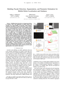 Building Facade Detection, Segmentation, and Parameter Estimation for