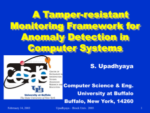 A Tamper-resistant Monitoring Framework for Anomaly Detection in Computer Systems