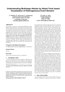 Understanding Multistage Attacks by Attack-Track based Visualization of Heterogeneous Event Streams