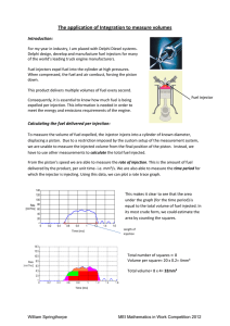 The application of Integration to measure volumes Introduction: