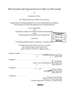 AUG Hull  Construction with  Composite  Materials for ...