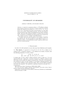 UNIVERSALITY OF SEPAROIDS