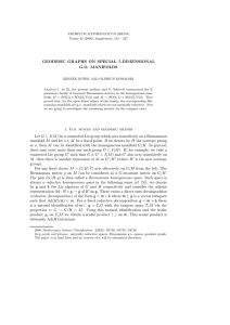 GEODESIC GRAPHS ON SPECIAL 7-DIMENSIONAL G.O. MANIFOLDS