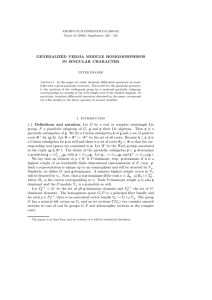 GENERALIZED VERMA MODULE HOMOMORPHISMS IN SINGULAR CHARACTER