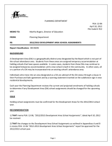 PLANNING DEPARTMENT PLN: 12-06 April 10, 2012 File Code #: R12