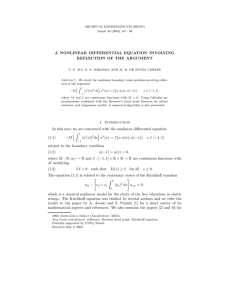 A NONLINEAR DIFFERENTIAL EQUATION INVOLVING REFLECTION OF THE ARGUMENT