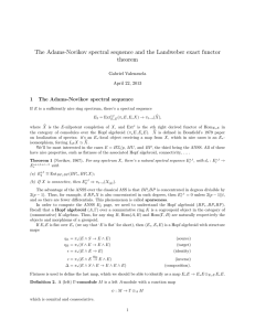 The Adams-Novikov spectral sequence and the Landweber exact functor theorem 1
