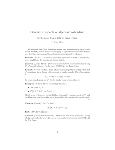 Geometric aspects of algebraic cobordism 21 Mar 2014