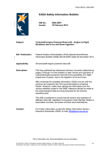 EASA Safety Information Bulletin