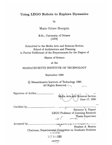 Using  LEGO  Robots  to  Explore ... Mario  Octave  Bourgoin