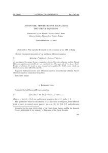 ASYMPTOTIC PROPERTIES FOR HALF-LINEAR DIFFERENCE EQUATIONS