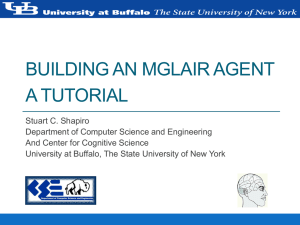 BUILDING AN MGLAIR AGENT A TUTORIAL
