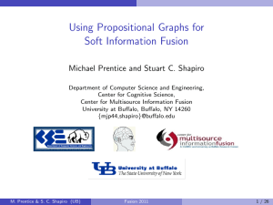 Using Propositional Graphs for Soft Information Fusion