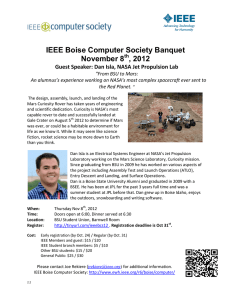 IEEE Boise Computer Society Banquet November 8 , 2012