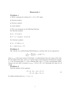 Homework 1 Problem 1