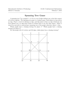 Massachusetts Institute of Technology 18.433: Combinatorial Optimization Michel X. Goemans February 5, 2013