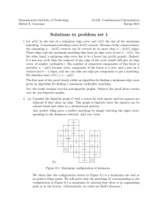 Solutions to problem set 1