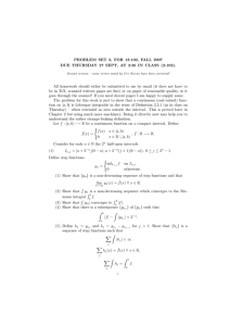 PROBLEM SET 3, FOR 18.102, FALL 2007