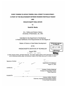 IVORY  TOWERS  TO  OFFICE  TOWERS, ... A STUDY  OF  THE  RELATIONSHIP  BETWEEN ...