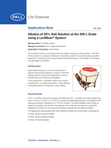 Application Note using a LevMixer System