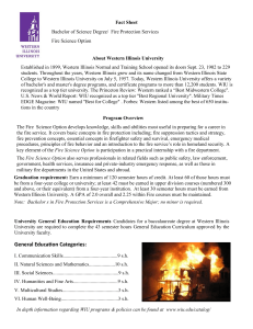 Fact Sheet  About Western Illinois University