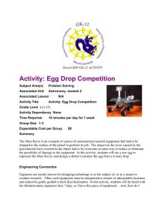 Activity: Egg Drop Competition