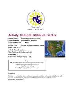 Activity: Seasonal Statistics Tracker