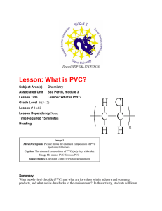 Lesson: What is PVC?