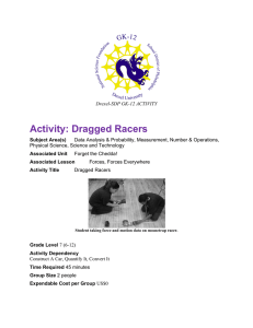 Activity: Dragged Racers