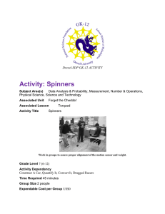 Activity: Spinners