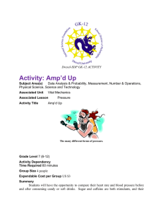 Activity: Amp’d Up