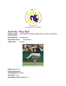 Activity: Play Ball