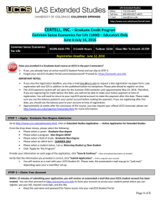 CERTELL, INC. ‐    Graduate Credit Program  Common Sense Economics For Life (1000) – Educators Only 