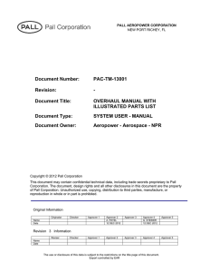 Document Number: PAC-TM-13001  Revision: